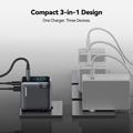 Caricabatterie Joyroom PODIX TF70 da 70W con tecnologia GaN - 2x USB-C, USB-A, display digitale - Ossidazione