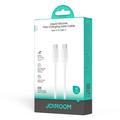 Joyroom S-A62 Cavo USB-C da 60W con ricarica rapida, 1.2m - Bianco