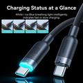 Cavo USB-C Joyroom S-A63 per trasferimento dati e ricarica rapida, 1.2m, 100W - Nero
