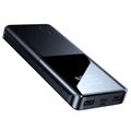 Mini Power Bank Veloce 10000mAh - 2x USB - Nero