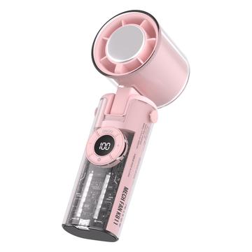 K-811 Ventilatore portatile trasparente Mecha - Rosa