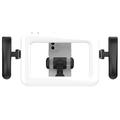 Anello luminoso portatile K03 con supporto per telefono - Nero