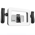 Anello luminoso portatile K03 con supporto per telefono - Nero