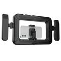 Anello luminoso portatile K03 con supporto per telefono - Nero