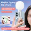 Anello luminoso magnetico per selfie K04 con specchio
