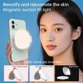 Anello luminoso magnetico per selfie K04 con specchio