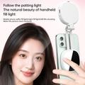 Anello luminoso magnetico per selfie K04 con specchio