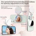Anello luminoso magnetico per selfie K04 con specchio
