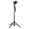 K05 Bastone per selfie con treppiede magnetico e telecomando Bluetooth - Nero