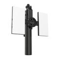 K06 Bastone per selfie magnetico Bluetooth con doppia luce di riempimento - 170cm - Nero