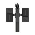 K06 Bastone per selfie magnetico Bluetooth con doppia luce di riempimento - 170cm - Nero
