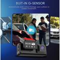 K17 doppia dash cam 4K con visione notturna HDR, GPS e Wi-Fi - Nero