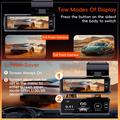 K19 Dual Dash Cam 4K Ultra HD con GPS e Wi-Fi - Nero