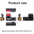 K19 Dual Dash Cam 4K Ultra HD con GPS e Wi-Fi - Nero