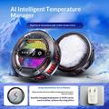 Supporto magnetico per telefono K31 con controllo della temperatura tramite IA - Nero