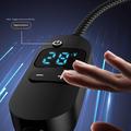 K595-34 Cavo di alimentazione USB-C/CC da 140W - 34 adattatori, display digitale - 1.5m - Nero