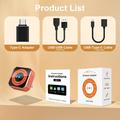 Adattatore wireless 4 in 1 K6 Plus per CarPlay/Android Auto - AirPlay, Miracast - Arancione