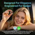 Adattatore wireless 4 in 1 K6 Plus per CarPlay/Android Auto - AirPlay, Miracast - Arancione
