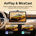 Adattatore wireless 4 in 1 K6 Plus per CarPlay/Android Auto - AirPlay, Miracast - Arancione