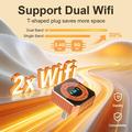 Adattatore wireless 4 in 1 K6 Plus per CarPlay/Android Auto - AirPlay, Miracast - Arancione