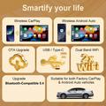 Adattatore wireless 2-in-1 K6 Ultra1 per CarPlay/Android Auto - Bluetooth 5.4, Wi-Fi dual-band
