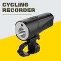 K66 1080p Telecamera per biciclette/motociclette con luce LED - Nero