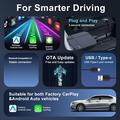 Adattatore wireless K712 per CarPlay/Android Auto - 2+16GB, Bluetooth 5.3, WiFi dual-band