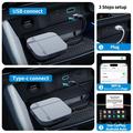 Adattatore wireless K712 per CarPlay/Android Auto - 2+16GB, Bluetooth 5.3, WiFi dual-band