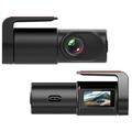 Videocamera da cruscotto K8 1080p con WiFi - Visione notturna, comando vocale, obiettivo grandangolare da 140° - Nera