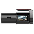 Videocamera da cruscotto K8 1080p con WiFi - Visione notturna, comando vocale, obiettivo grandangolare da 140° - Nera