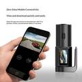 Videocamera da cruscotto K8 1080p con WiFi - Visione notturna, comando vocale, obiettivo grandangolare da 140° - Nera