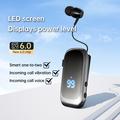 Auricolari Bluetooth wireless con clip K88Pro - Accoppiamento doppio dispositivo - Nero sfumato