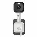 Telecamera di sicurezza da finestra K90 a doppio obiettivo - Doppia visualizzazione 2K, Wi-Fi dual-band, rilevamento delle persone - Bianca