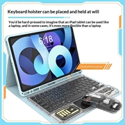 Tastiera e mouse Bluetooth trasparenti KB333