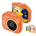 KC01: macchina fotografica giocattolo per bambini con giochi, musica e zoom 16x - Arancione