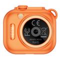 KC01: macchina fotografica giocattolo per bambini con giochi, musica e zoom 16x - Arancione