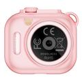 KC01 macchina fotografica giocattolo per bambini con giochi, musica e zoom 16x - Rosa