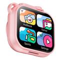 KC01 macchina fotografica giocattolo per bambini con giochi, musica e zoom 16x - Rosa
