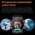 KC108: smartwatch sportivo con cardiofrequenzimetro e misuratore di SpO2 - Verde / Nero