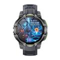 KC108: smartwatch sportivo con cardiofrequenzimetro e misuratore di SpO2 - Verde / Nero