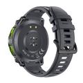 KC108: smartwatch sportivo con cardiofrequenzimetro e misuratore di SpO2 - Verde / Nero