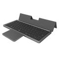 Tastiera wireless pieghevole KF 8700 con touchpad e custodia in poliuretano