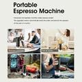 KF-JN-02 Macchina per caffè espresso elettrica portatile 3 in 1 per il campeggio - Nero