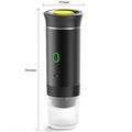 KF-JN-02 Macchina per caffè espresso elettrica portatile 3 in 1 per il campeggio - Nero