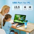 Microscopio digitale KM18 da 2.4" con ingrandimento 1000x per bambini - Blu