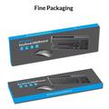 Set tastiera e mouse wireless KS184 con supporto per tablet/smartphone - Nero