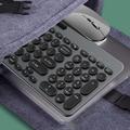 Set tastiera e mouse wireless KS184 con supporto per tablet/smartphone - Nero