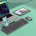 Set tastiera e mouse wireless KS184 con supporto per tablet/smartphone