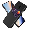 KSQ OnePlus 7 Case with Card Pocket - Black