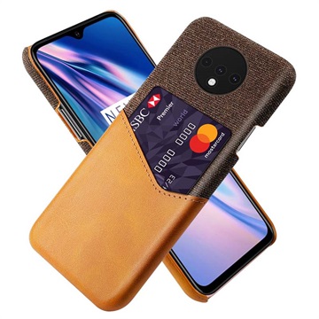 KSQ OnePlus 7T Case with Card Pocket - Color Caffé